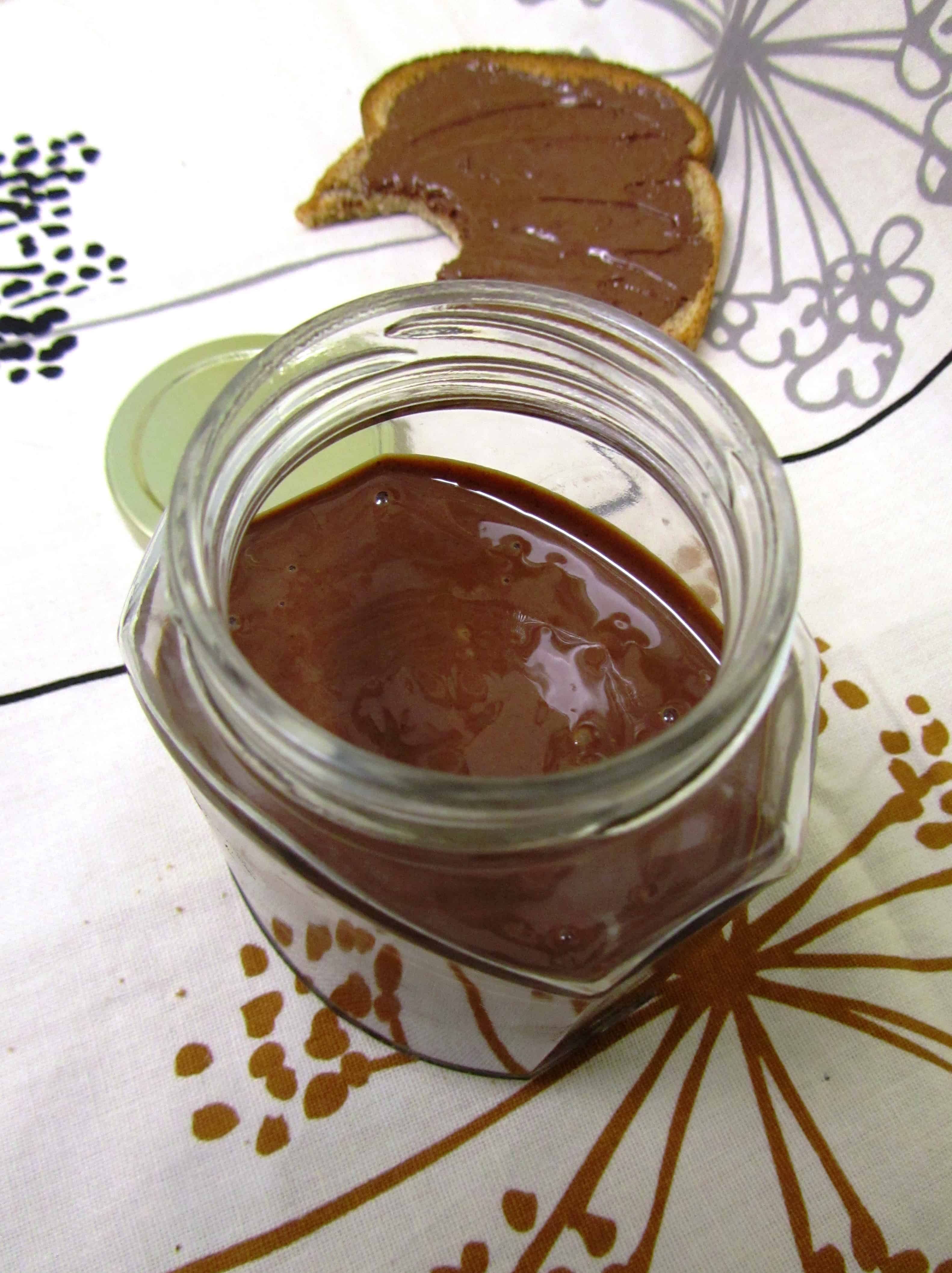 Homemade Hazelnut Chocolate Spread Nutella The Spiffy Cookie