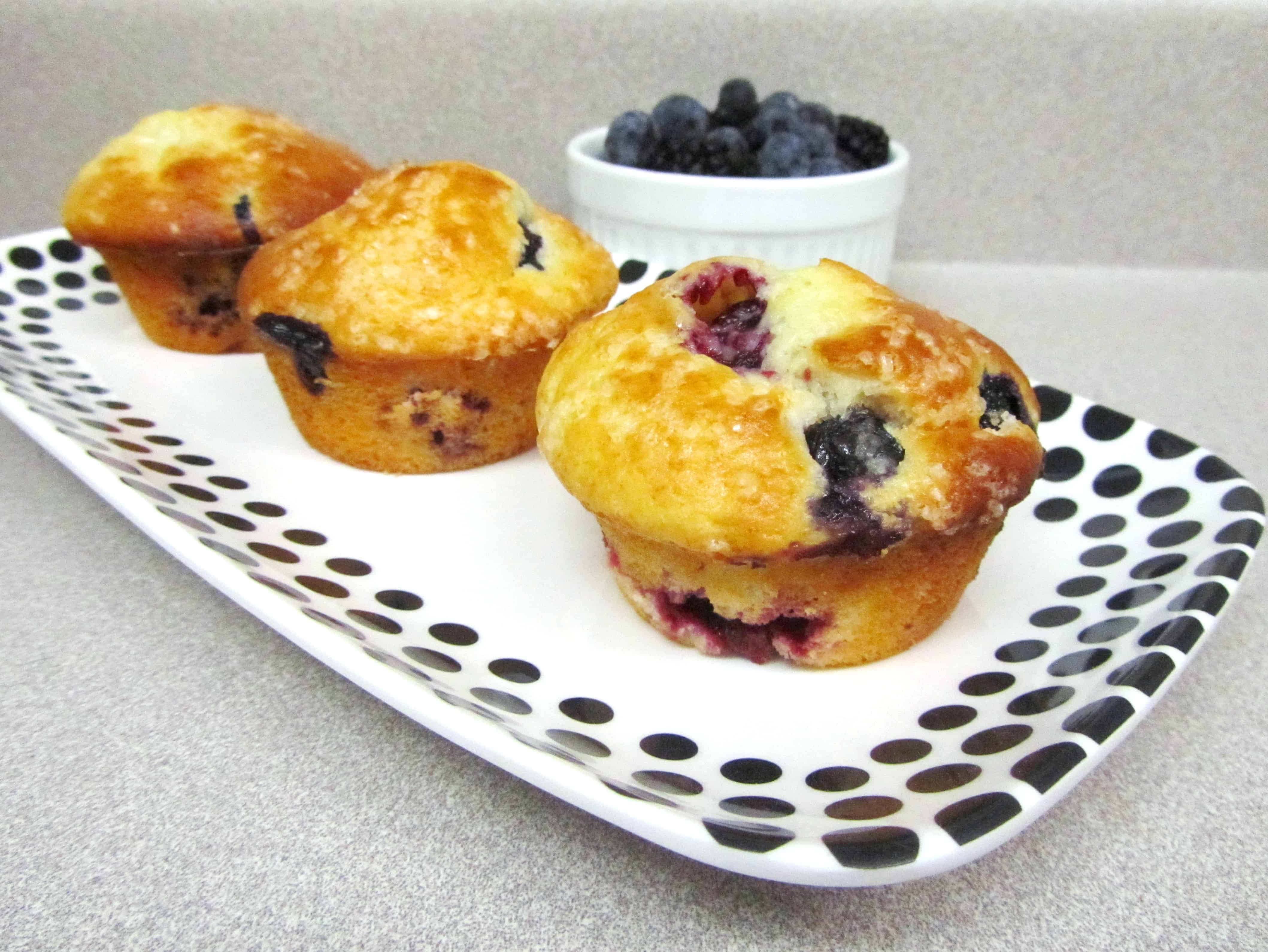 Blueberry-Blackberry Muffins