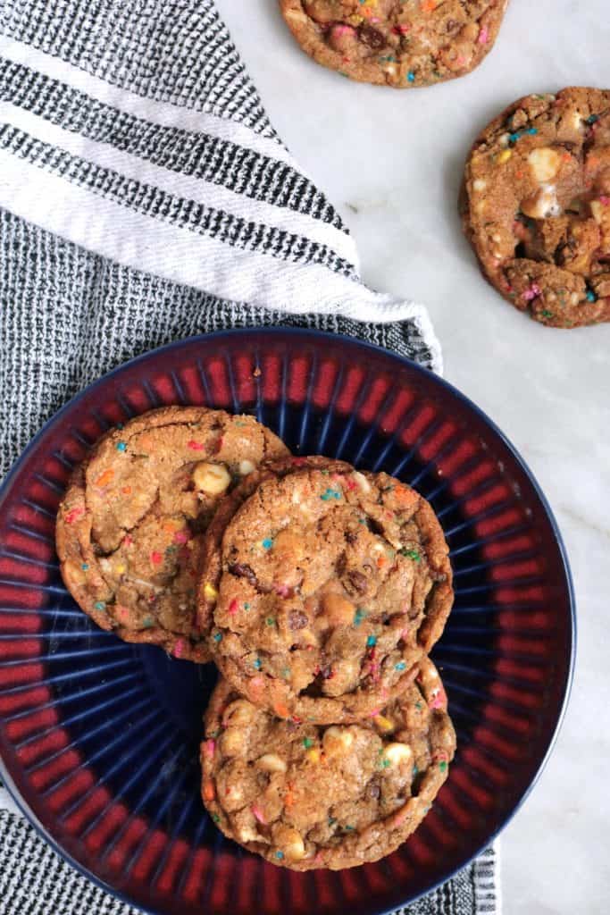 Birthday Cake S’mores Cookies.