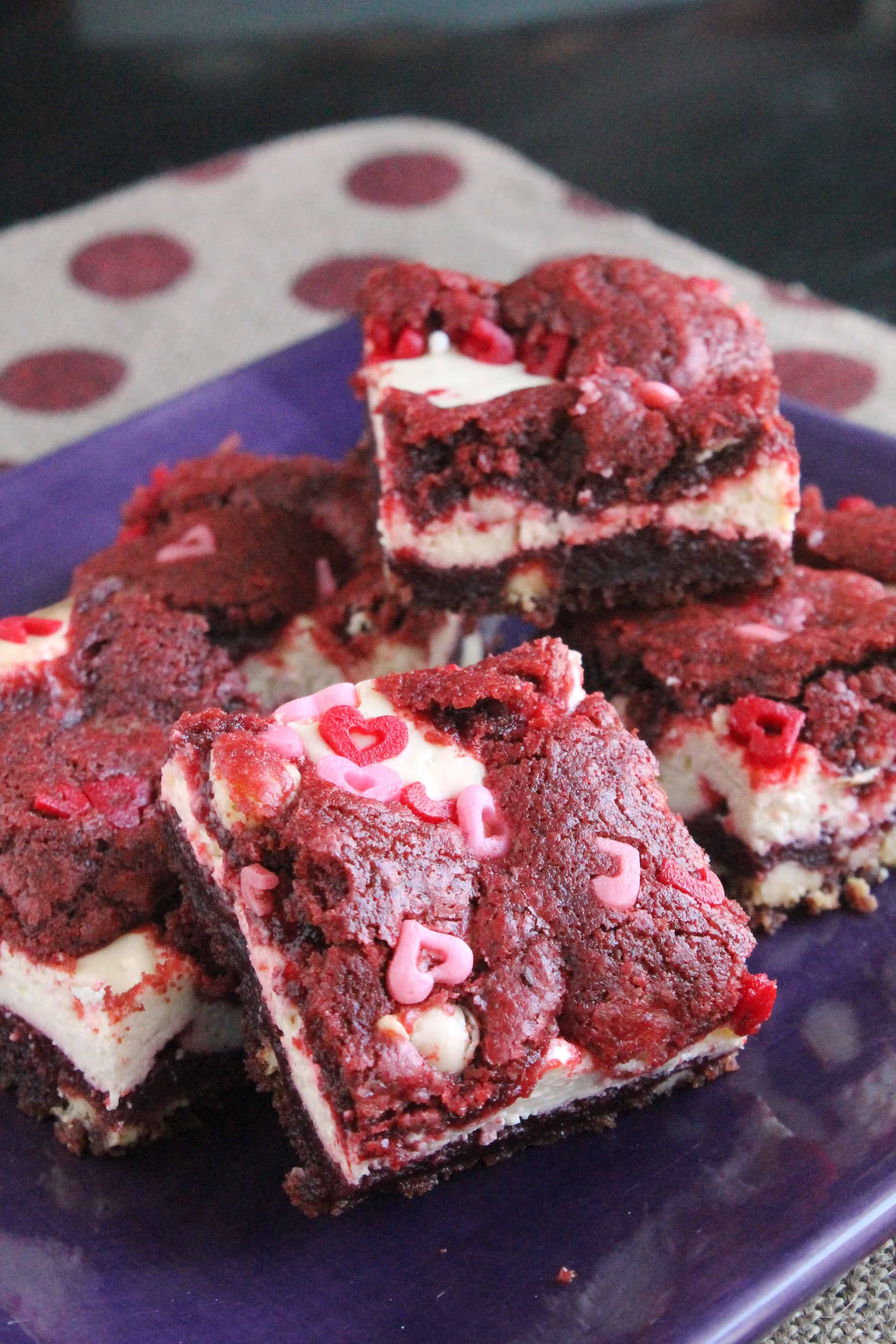 Red Velvet White Chocolate Cheesecake