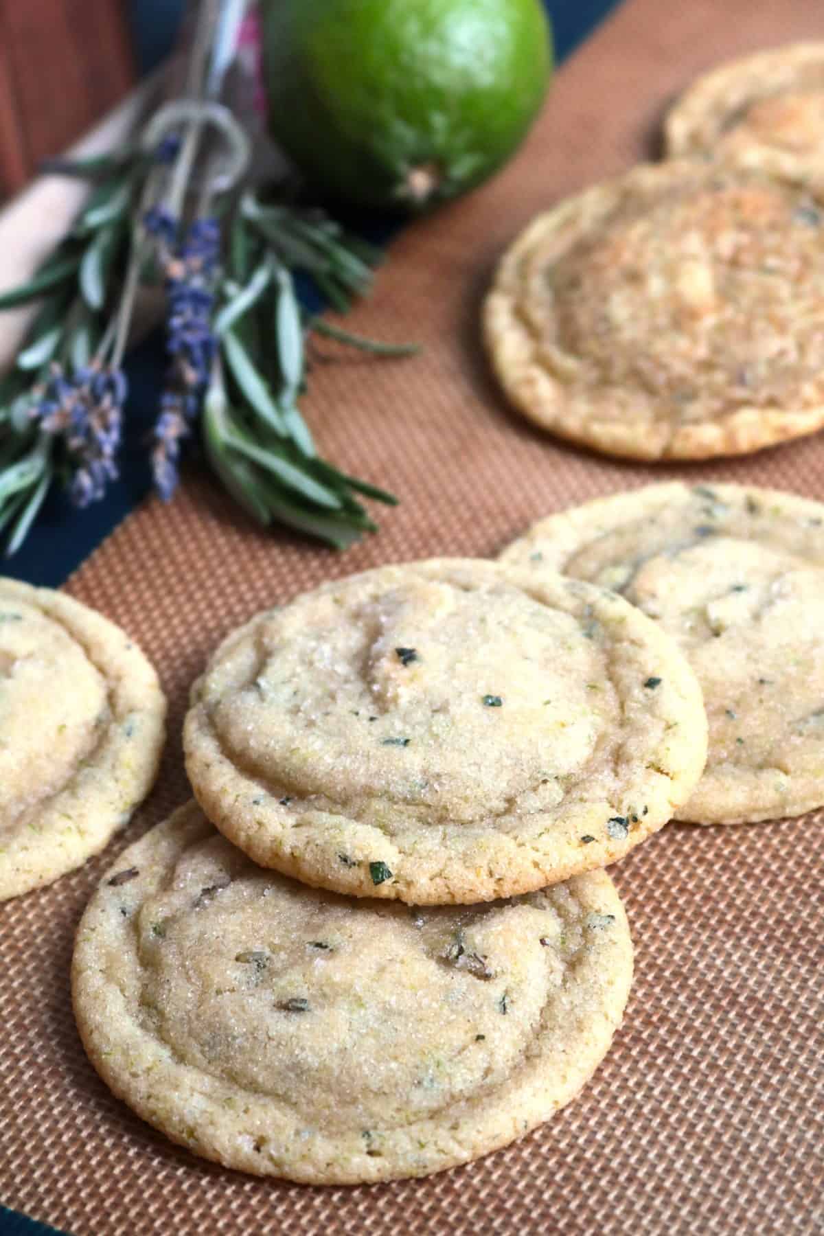 Lemon Lavender Sugar Cookies